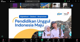 Bimbingan Teknis Penggunaan Learning Management System Pijar Sekolah AM Telkom Riau bersama SMK Muhammadiyah 3