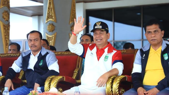 Wabup Syafaruddin Poti Buka Popda Perdana Rokan Hulu: Utamakan Mental Juara