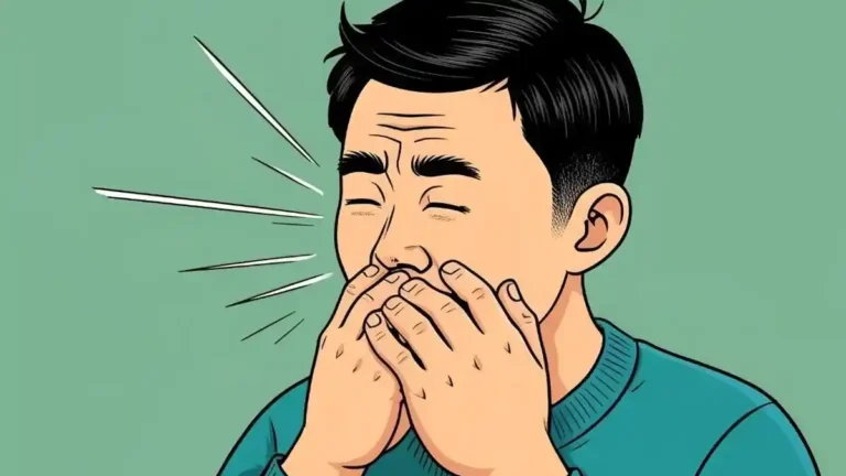 ILUSTRASI-MENELAN-DAHAK-Gambar-ilustrasi-orang-yang-menelan-dahak-saat-batuk