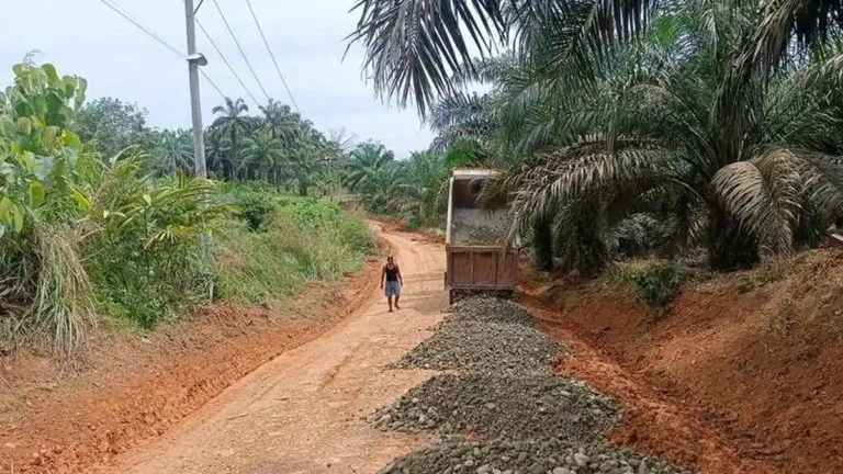 Pengerasan-jalan-di-Desa-Sikebau-Jaya-rohul